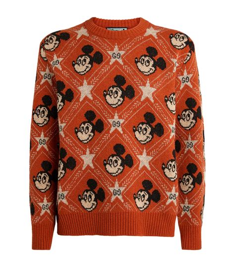 gucci mens mickey mouse sweater|gucci mickey mouse collection.